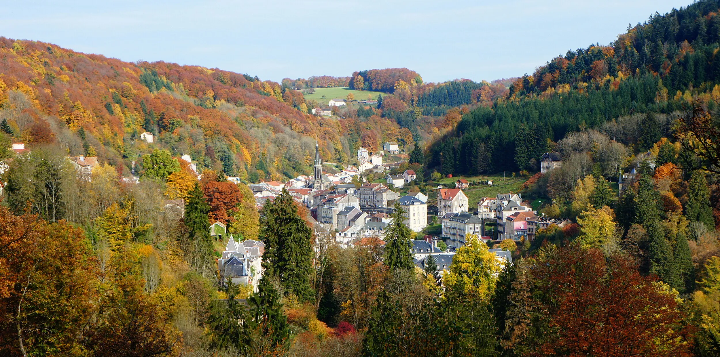 Vue de Plombières-les-Bains