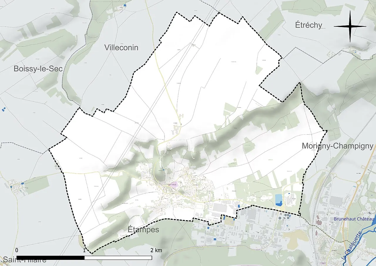 Vue de Brières-les-Scellés
