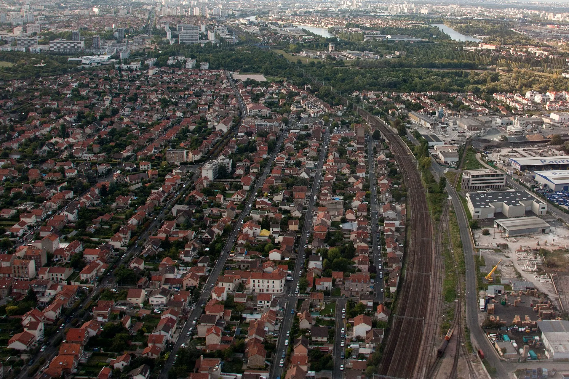 Vue de Villeneuve-le-Roi
