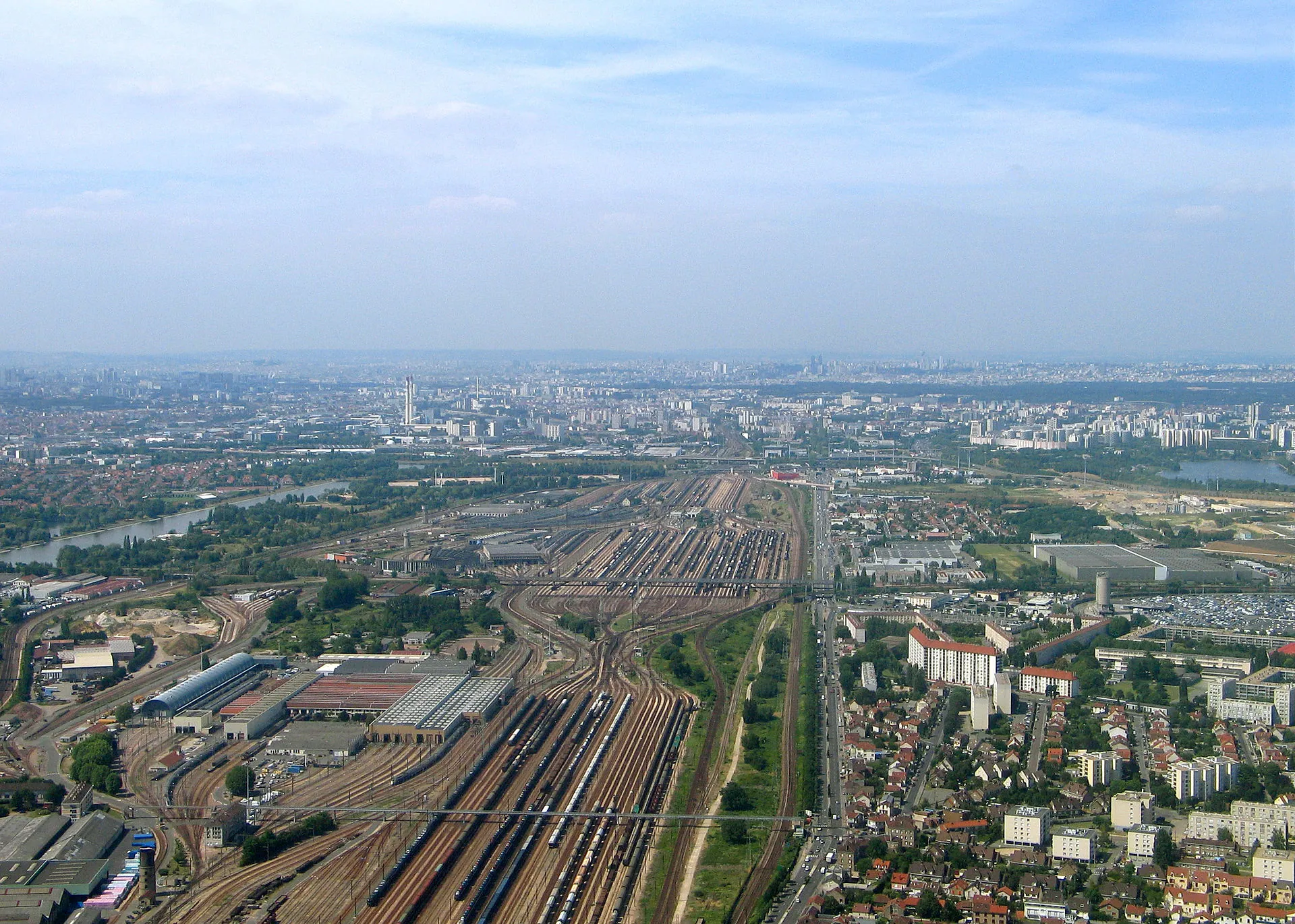 Vue de Villeneuve-Saint-Georges
